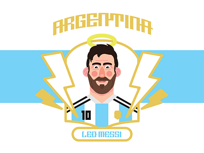 Lionel Messi of Argentina