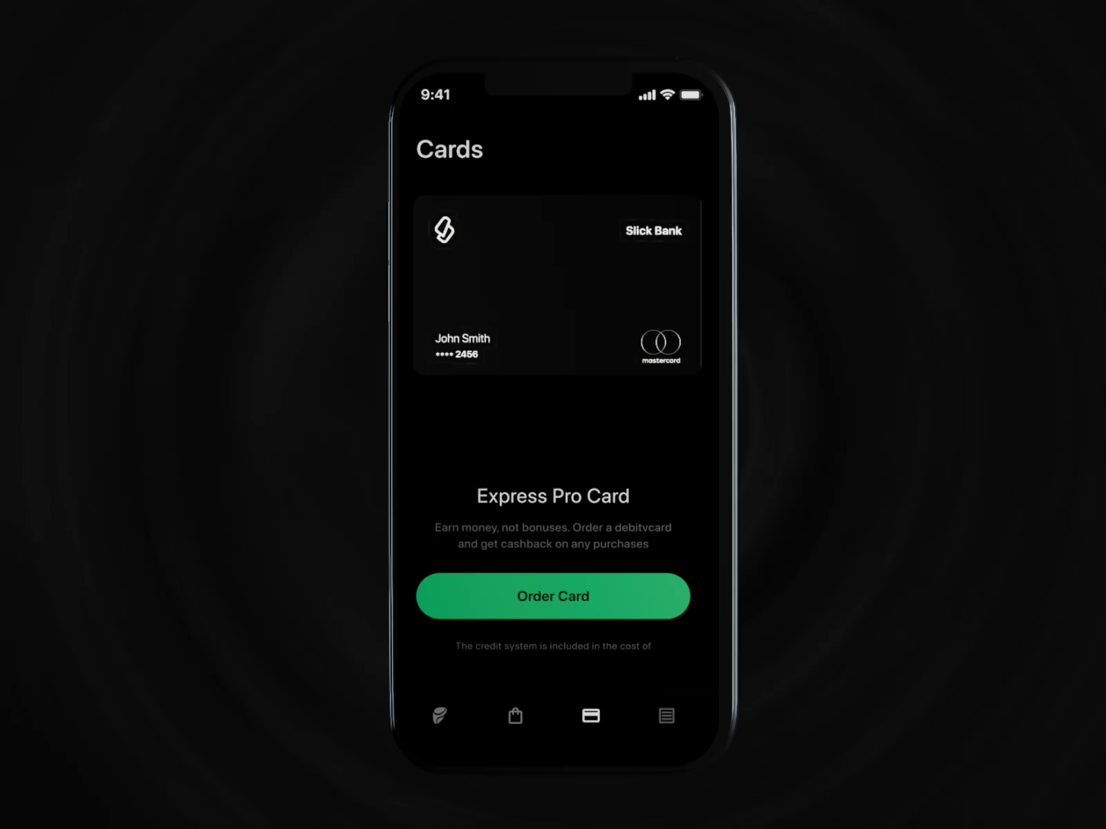 Virtual Debit Card by Slick on Dribbble