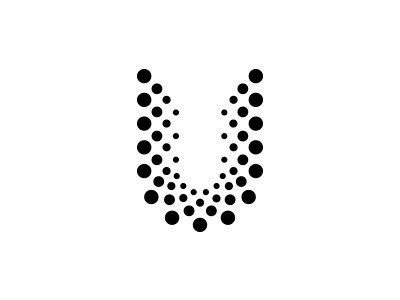 Unistream dots letter logo