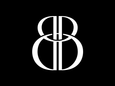 BB letter logo sign