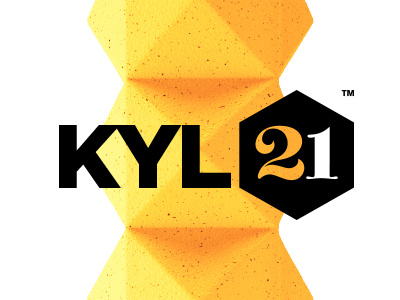 Kyl21 hexagon ice cream logo popsicle