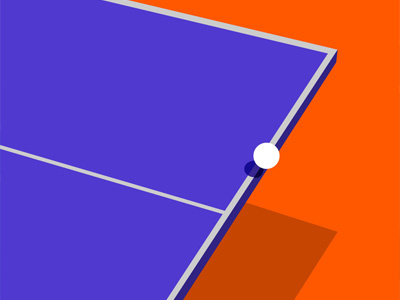 Pin Pong graphicdesign pingpong simplicity sportfieldsproject