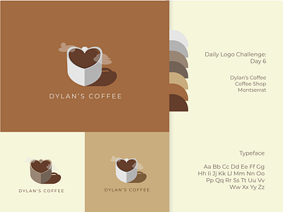 Dylan's Coffee Logo daily logo challenge dailylogochallenge dailylogodesign graphic graphic design graphicdesign illustration logo logo design logos