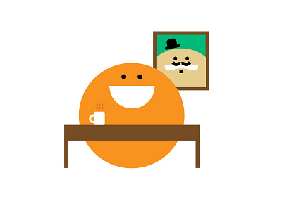 Illustration for smartschool director avatar character director education icon illustration start up wip
