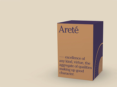 Arete Box box brand identity branding graphic design identity logo packaging telecom type typography