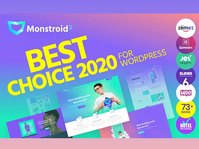 Monstroid2 - Multipurpose Modular Elementor WordPress Theme builder business concept corporate ecommerce elementor footer header multi multipurpose performance portfolio premium professional responsive template theme unique website wordpress