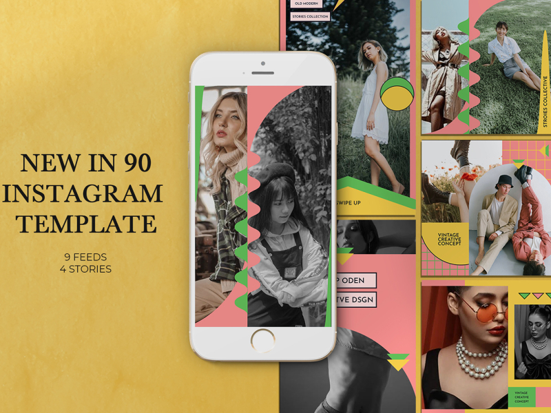 New In 90’s Instagram Templates Social Media By MyTemplates On Dribbble