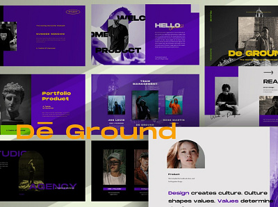 D Ground Presentation Template agency business clean company cororate design development modern presentation presentation design presentation layout presentation template presentations professional simple template templates web development website website design