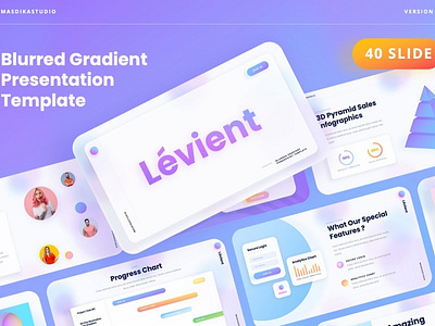 Lévient - Creative Gradient Template