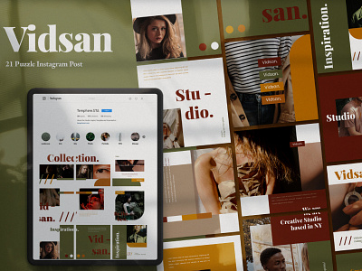 Vidsan Puzzle Brand Social Media Template