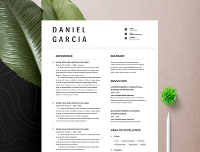 Clean & Professional | 2 Pages Cv Resume Templates clean color cv cv design cv template cv templates design elegant minimal modern page pages professional professional resume resume resume design resume template resume templates simple trendy