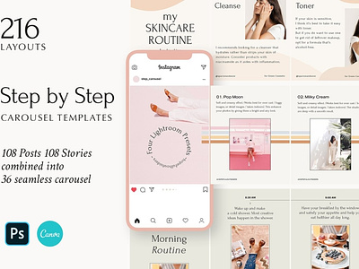 Step by Step - Instagram Templates