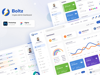 Boltz - Crypto Admin Panel Dashboard UI Template admin admin dashboard admin design admin panel admin panel design admin panel template admin template analytics app app design crypto dashboard dashboard app dashboard design dashboard template dashboard ui ui ui template user interface ux