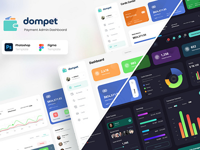 Dompet - Payment Admin Dashboard UI Template admin dashboard admin dashboard design admin dashboard template dashboad dashboard dashboard app dashboard design dashboard template dashboard ui dashboard ui design dashboard ui kit figma payment photoshop ui ui ux ui design ui kit ui kit design ui template