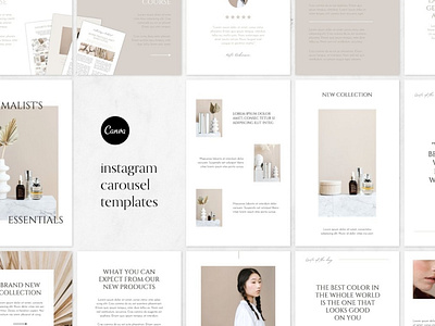 Minimal Instagram Carousel Templates