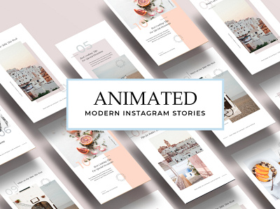 ANIMATED Instagram Stories Posts Templates advertising animated design instagram instagram banner instagram post instagram posts instagram stories instagram story template instagram template modern post posts social media social media pack social media template social media templates stories story template