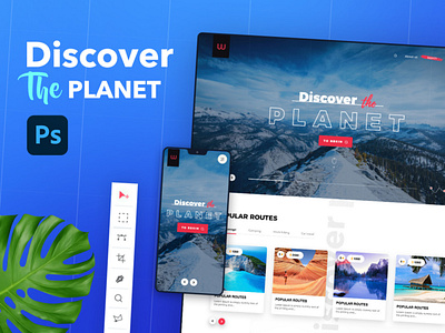 Discover the planet UI kit