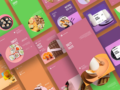 Stylist Colorful Food Instagram Posts & Stories blog blogger colorful colorfull desserts food foods healthy food instagram instagram banner instagram post instagram posts instagram stories instagram stories pack instagram stories template instagram template post social media social media template stories