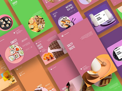 Stylist Colorful Food Instagram Posts & Stories blog blogger colorful colorfull desserts food foods healthy food instagram instagram banner instagram post instagram posts instagram stories instagram stories pack instagram stories template instagram template post social media social media template stories