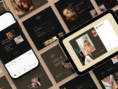 Beauty Instagram Posts & Stories Template