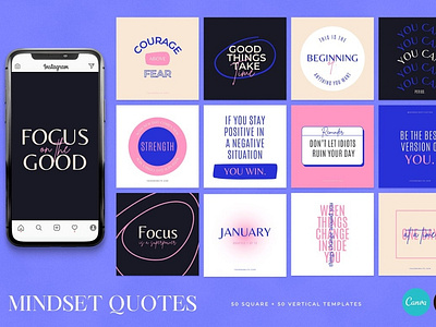 Instagram Quote Bundle Templates