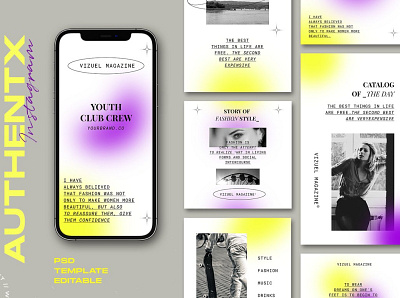 Authentx Instagram Stories & Posts instagram instagram banner instagram post instagram posts instagram posts template instagram stories instagram stories pack instagram stories template instagram story instagram story template instagram template post posts social media social media banner social media design social media pack social media templates stories story
