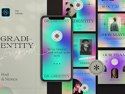 Gradientity - Brand Instagram Templates