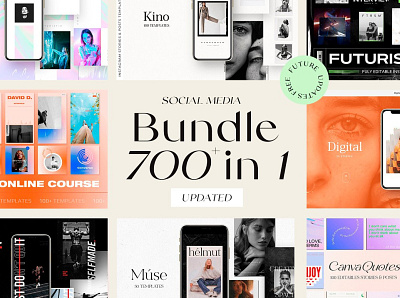 Instagram BUNDLE Social Media Pack aesthetic bundle create design enjoy instagram instagram banner instagram post instagram posts instagram stories instagram story instagram template minimalistic modern design posts social media social media pack social media template stories template