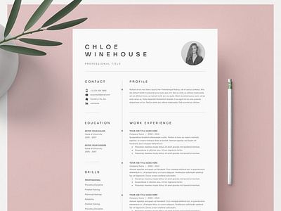 Word Resume & Cover Letter Template