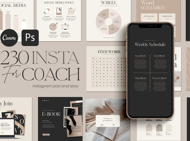 Instagram Creator Templates by Master Templates on Dribbble