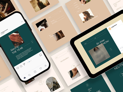 Neat & Beauty Instagram Carousel Posts Template blog blogger branding design instagram instagram banner instagram post instagram posts instagram stories instagram story template instagram template modern post posts social media social media pack social media template stories story template