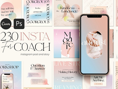 Gradient Instagram Templates