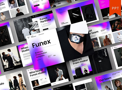 Funex Business Multipurpose Template clean colorful company corporate google slides keynote modern multipurpose multipurpose template photography pitchdeck portfolio powerpoint presentation studio template unique web design web development website