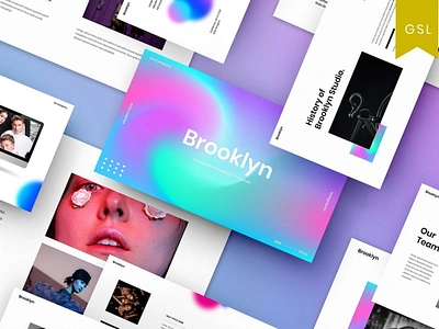 Brooklyn Multipurpose Template clean colorful company corporate google slides keynote modern multipurpose multipurpose template photography pitch deck portfolio powerpoint presentation studio template unique web design web development website