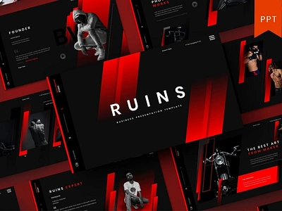 Ruins – Business PowerPoint Template clean colorful company corporate google slides keynote modern multipurpose multipurpose template photography pitchdeck portfolio powerpoint presentation studio template unique web design web development website