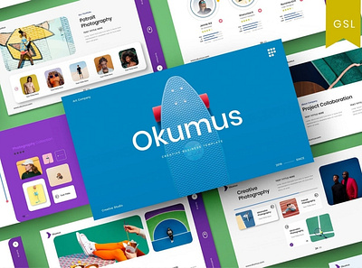 Okumus - Creative Presentation Template clean colorful company corporate google slides keynote modern multipurpose multipurpose template photography pitch deck portfolio powerpoint presentation studio template unique web design web development website