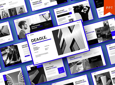 Deagle Multipurpose Template clean colorful company corporate google slides keynote modern multipurpose multipurpose template photography pitch deck portfolio powerpoint presentation studio template unique web design web development website