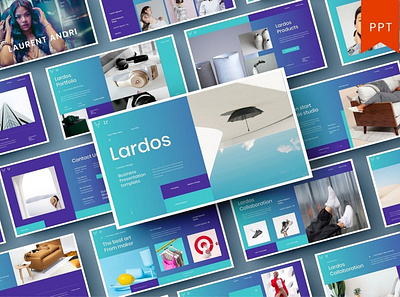 Lardos Multipurpose Template clean colorful company corporate google slides keynote modern multipurpose multipurpose template photography pitch deck portfolio powerpoint presentation studio template unique web design web development website