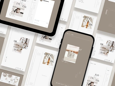 Minimalist Skincare Instagram Posts & Stories blog blogger branading design instagram instagram banner instagram post instagram posts instagram stories instagram story template instagram template modern post posts social media social media pack social media template stories story template