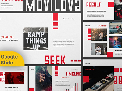 Movilova Multipurpose Template clean colorful company corporate google slides keynote modern multipurpose multipurpose template photography pitch deck portfolio powerpoint presentation studio template unique web design web development website