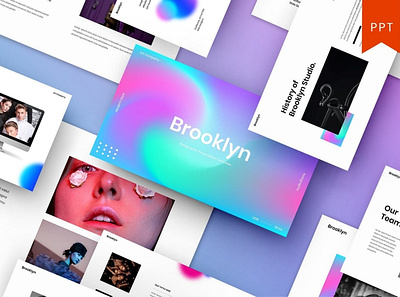 BrooklynMultipurpose Template clean colorful company corporate google slides keynote modern multipurpose multipurpose template photography pitch deck portfolio powerpoint presentation studio template unique web design web development website