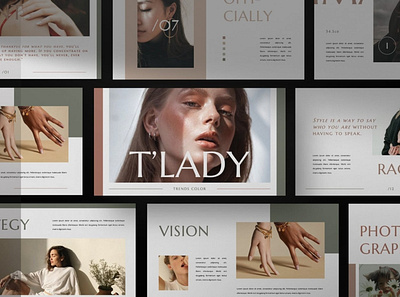 T'Lady Multipurpose Template clean colorful company corporate google slides keynote modern multipurpose multipurpose template photography pitch deck portfolio powerpoint presentation studio template unique web design web development website