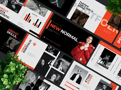 New Normal Multipurpose Template clean colorful company corporate google slides keynote modern multipurpose multipurpose template photography pitch deck portfolio powerpoint presentation studio template unique web design web development website