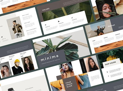 Minima Keynote Template clean colorful company corporate google slides keynote modern multipurpose multipurpose template photography pitch deck portfolio powerpoint presentation studio template unique web design web development website