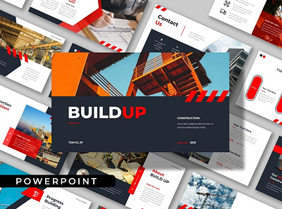 BUILD UP Presentation Template 3d animation branding clean company corporate design elegant graphic design illustration logo modern motion graphics multipurpose photography pitch deck presentation template website