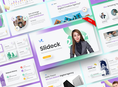 Slideck - Pitch Deck Presentation Template 3d animation branding clean company corporate design graphic design illustration logo modern motion graphics multipurpose photography pitch deck presentation presentation template template website