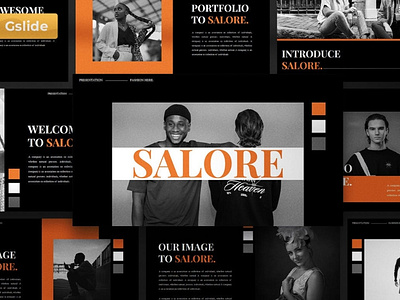 Salore Fashion Presentation Templates 3d agency animation branding clean corporate design graphic design illustration logo modern motion graphics multipurpose photography pitch deck presentation presentation template template website