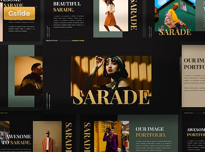 Sarade Presentation Templates 3d agency animation branding clean corporate design graphic design illustration logo modern motion graphics multipurpose photography pitch deck presentation presentation template template website