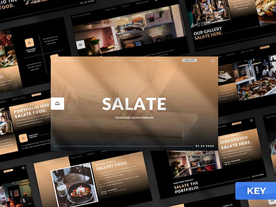 Salate Food Presentation Template