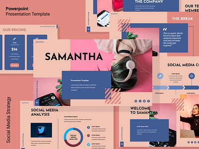 Social Media Strategy Presentation Template